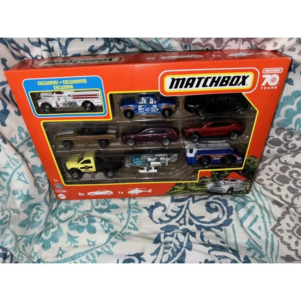 2023 Matchbox 9-Pack | Exclusive Seagrave Fire Engine, Audi | Cadillac, Ford B22